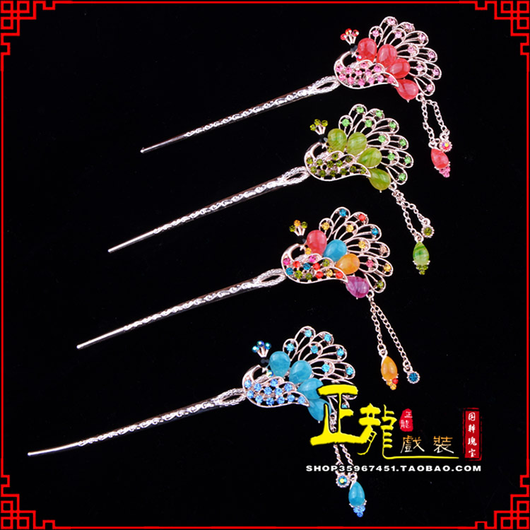 罗山头饰化妆用品饰品花旦小姐青衣头饰簪子发簪 发簪