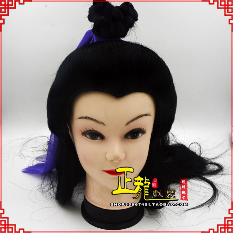 罗山小生头套董永头套古装假发青年头套