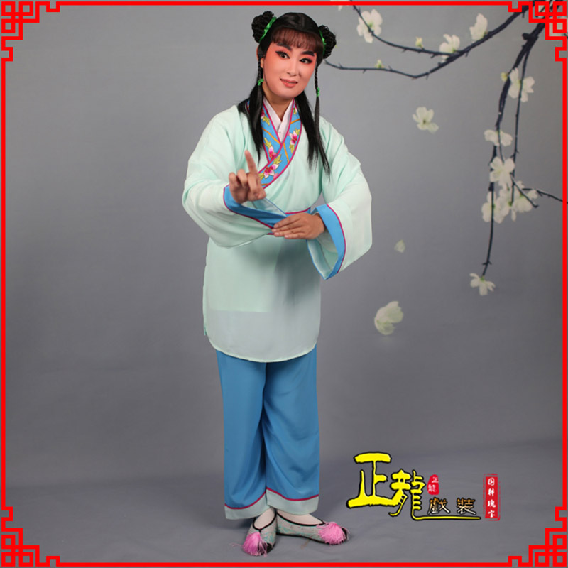 罗山歌仔戏童生小孩影视银心四九服 书童衣