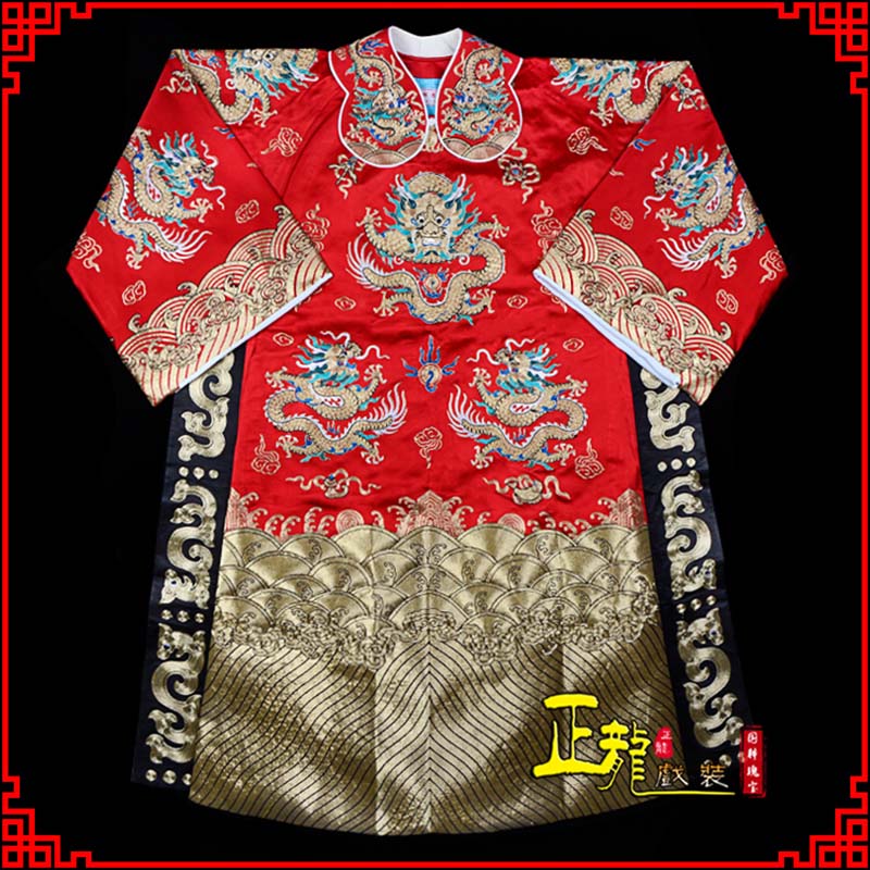 罗山皇帝蟒袍全金八宝团龙蟒