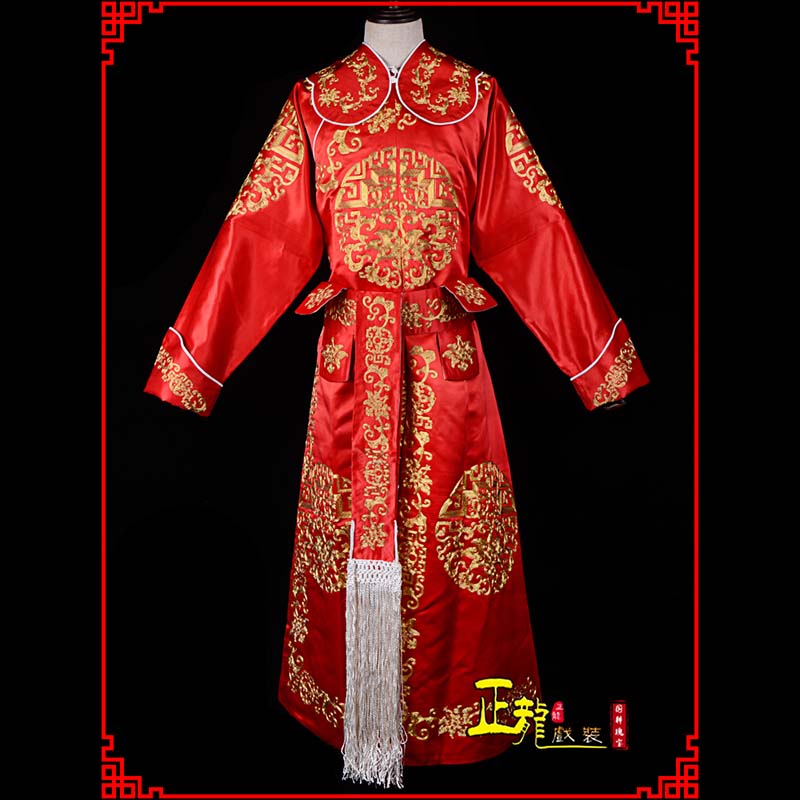 罗山武生戏服戏曲打衣箭蟒