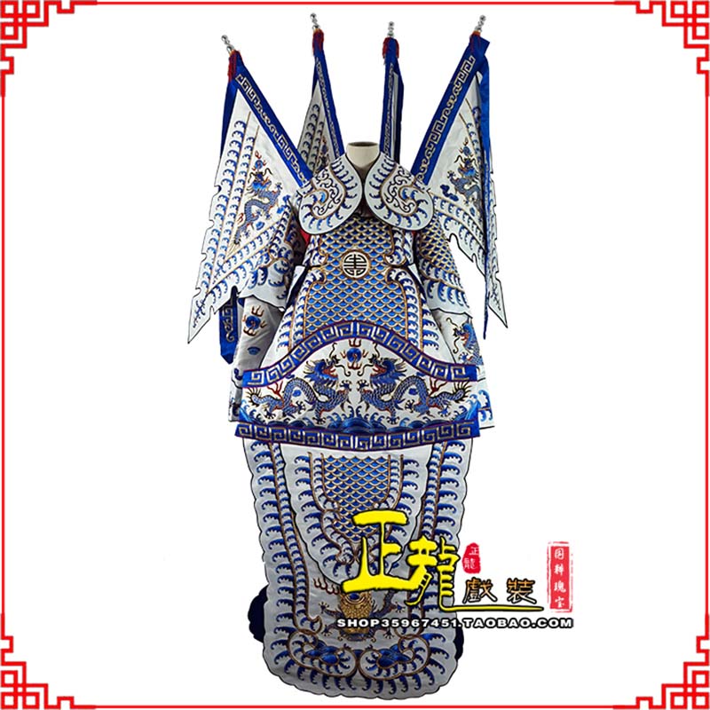 罗山武生武将大靠祥龙勾金